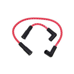 PartzBiz HD 32-7355 - Sumax Red & Black Cloth Spark Plug Ignition Wire Set 99-17 Harley Softail Dyna PartzBiz HD 32-7355 - Sumax Red & Black Cloth Spark Plug Ignition Wire Set 99-17 Harley Softail Dyna