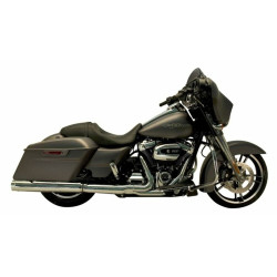 PartzBiz HD 188-71870 - Supertrapp Unfiltered 2:1:2 Dual Exhaust Head Header Pipes 17+ Harley Touring