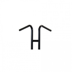 PartzBiz HD 101-0125 - TC Bros. 1‚” แฮนด์บาร์ Rabbit - สีดำเรียบ