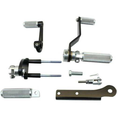 PartzBiz HD: 3493429-TC Bros Mid-Control Kit พร้อมที่วางเท้าสำหรับ Harley Sportsters ปี 1991-2003 พร้อม 5 สปีด PartzBiz HD: 3493429-TC Bros Mid-Control Kit พร้อมที่วางเท้าสำหรับ Harley Sportsters ปี 1991-2003 พร้อม 5 สปีด