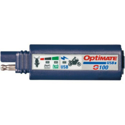 PartzBiz HD O-100 - TecMate OptiMate 2400mA USB Mini เครื่องชาร์จแบตเตอรี่ LED Monitor โทรศัพท์มือถือ GPS 12V