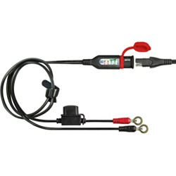 PartzBiz HD O-128V2 - Tecmate OptiMate 40‚” สายมอนิเตอร์ สถานะแบตเตอรี่รวม 3/8‚” Ring Harley PartzBiz HD O-128V2 - Tecmate OptiMate 40‚” สายมอนิเตอร์ สถานะแบตเตอรี่รวม 3/8‚” Ring Harley