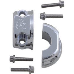 PartzBiz HD TSC-2705-3 - Thrashin Chrome Brake Clutch Perch Handlebar Clamps Harley Sportster XL 04-20 PartzBiz HD TSC-2705-3 - Thrashin Chrome Brake Clutch Perch Handlebar Clamps Harley Sportster XL 04-20