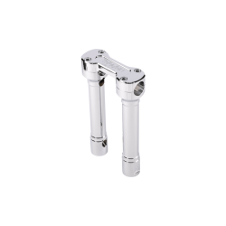 PartzBiz HD TSC-8100-3 - Thrashin’ Hole Shot Risers 8” Chrome Aluminum Pair Top Clamp 1” dia OE Harley PartzBiz HD TSC-8100-3 - Thrashin’ Hole Shot Risers 8” Chrome Aluminum Pair Top Clamp 1” dia OE Harley