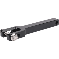 PartzBiz HD TSC-2709-1 - Thrashin OG Extension Speedometer Gauge Relocation Bracket Black Aluminum Harley PartzBiz HD TSC-2709-1 - Thrashin OG Extension Speedometer Gauge Relocation Bracket Black Aluminum Harley