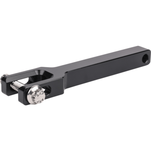 PartzBiz HD: 3488557-Thrashin OG Extension Speedometer Gauge Relocation Bracket Black Aluminum Harley PartzBiz HD: 3488557-Thrashin OG Extension Speedometer Gauge Relocation Bracket Black Aluminum Harley