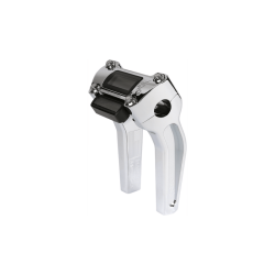 PartzBiz HD TSC-6500-3 - Thrashin’ OG Risers 6.5” Chrome Gauge Cut Pair Top Clamp 1” Harley Softail 18-21 PartzBiz HD TSC-6500-3 - Thrashin’ OG Risers 6.5” Chrome Gauge Cut Pair Top Clamp 1” Harley Softail 18-21