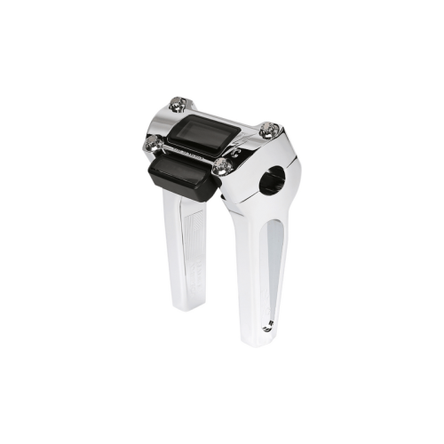 PartzBiz HD: 3492503-Thrashin’ OG Risers 6” Chrome Gauge Cut Pair Top Clamp 1” Harley Softail 18-21 PartzBiz HD: 3492503-Thrashin’ OG Risers 6” Chrome Gauge Cut Pair Top Clamp 1” Harley Softail 18-21