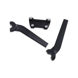 PartzBiz HD TSC-9525-1 - Thrashin’ OG Risers 9.5” Black Aluminum Pair Top Clamp 1” Harley Softail 18-21 PartzBiz HD TSC-9525-1 - Thrashin’ OG Risers 9.5” Black Aluminum Pair Top Clamp 1” Harley Softail 18-21