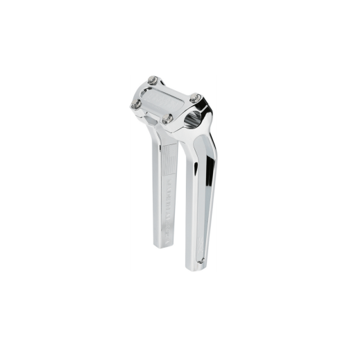 PartzBiz HD: 3492517-Thrashin’ OG Risers 9.5” Chrome Aluminum Pair Top Clamp 1” Harley Softail 18-21