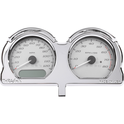 PartzBiz HD: 3488549-Thrashin Speedometer Gauge Relocation Kit Chrome CF Aluminum Harley FLRT 2015+ PartzBiz HD: 3488549-Thrashin Speedometer Gauge Relocation Kit Chrome CF Aluminum Harley FLRT 2015+