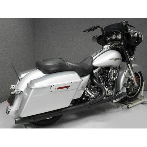 PartzBiz HD: 3475039-Thunderheader Black 2 into 1 Exhaust System Big Bore Harley Touring 1984-2016