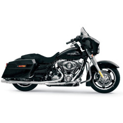 PartzBiz HD 1074S - Thunderheader Chrome 2 เป็น 1 ระบบท่อไอเสีย Harley Touring 2010-2016