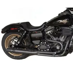 PartzBiz HD 1039B - Black Thunderheader 2 into 1 2-1 Exhaust Pipe Header System 06-17 Harley Dyna PartzBiz HD 1039B - Black Thunderheader 2 into 1 2-1 Exhaust Pipe Header System 06-17 Harley Dyna