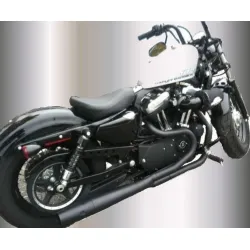 PartzBiz HD 1059B - Black Thunderheader 2 into 1 2-1 Full Exhaust Pipe System 14-21 Harley Sportster PartzBiz HD 1059B - Black Thunderheader 2 into 1 2-1 Full Exhaust Pipe System 14-21 Harley Sportster