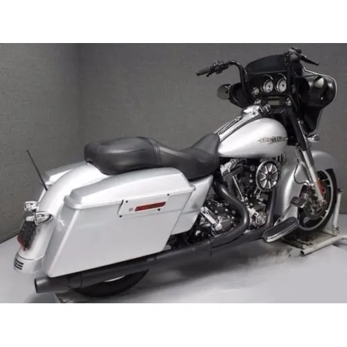 PartzBiz HD: 3446380-Black Thunderheader 2 into 1 Full Exhaust Pipe 2007-2008 Harley Touring Bagger PartzBiz HD: 3446380-Black Thunderheader 2 into 1 Full Exhaust Pipe 2007-2008 Harley Touring Bagger