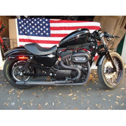 PartzBiz HD 1058B - Black Thunderheader 2 into 1 Full Exhaust Pipe System 2004-2013 Harley Sportster PartzBiz HD 1058B - Black Thunderheader 2 into 1 Full Exhaust Pipe System 2004-2013 Harley Sportster