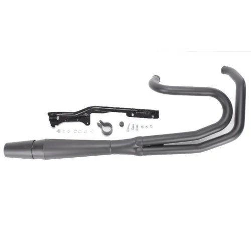PartzBiz HD: 3446390-Black Thunderheader 2 into 1 Full Exhaust System Header Pipe 93-98 Harley Dyna PartzBiz HD: 3446390-Black Thunderheader 2 into 1 Full Exhaust System Header Pipe 93-98 Harley Dyna