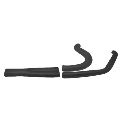 PartzBiz HD: 3473822-Thunderheader 2 เป็น 1 Pipe Black Heat Shield Set 3 Shields Heatshields Softail