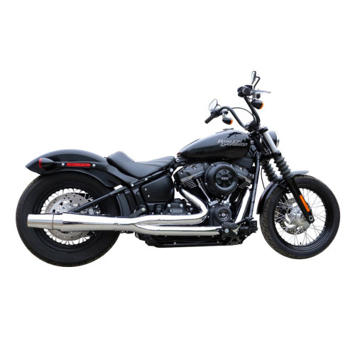PartzBiz HD: 3471330-Thunderheader X-Series 2 - 1 Chrome Low Exhaust System Pipes Harley Softail 18+ PartzBiz HD: 3471330-Thunderheader X-Series 2 - 1 Chrome Low Exhaust System Pipes Harley Softail 18+