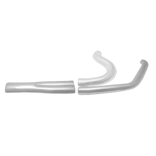 PartzBiz HD: 3471295-Thunderheader Chrome Heat Shield Set 3 Exhaust System Pipes Harley Softail 86-17