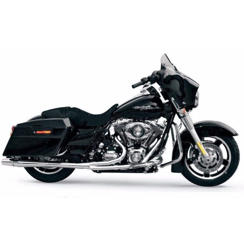 PartzBiz HD: 3446243-Chrome Thunderheader 2 into 1 Exhaust Pipe Long 1985-2006 Harley Touring Bagger PartzBiz HD: 3446243-Chrome Thunderheader 2 into 1 Exhaust Pipe Long 1985-2006 Harley Touring Bagger