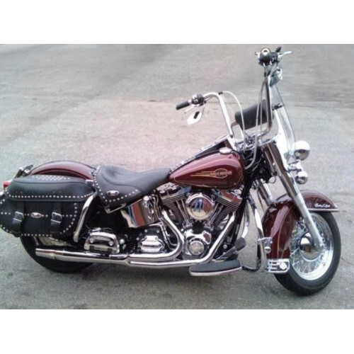 PartzBiz HD: 3459500-Thunderheader Chrome 2 Into 1 2-1 Full Exhaust Pipe System Harley Softail 86-06