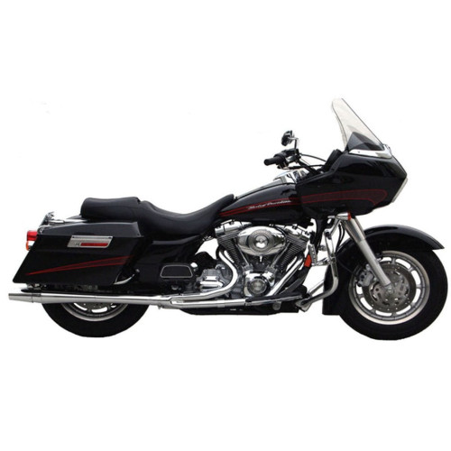 PartzBiz HD: 3459254-Thunderheader Chrome 2 into 1 Exhaust Pipe w/ Heat shields Harley Touring Bagger PartzBiz HD: 3459254-Thunderheader Chrome 2 into 1 Exhaust Pipe w/ Heat shields Harley Touring Bagger