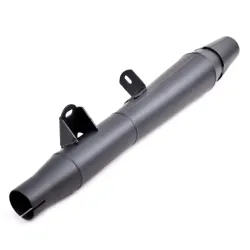 PartzBiz HD 1069B - Thunderheader Black ThunderCone Slip On Exhaust Pipe Harley Dyna FLD 12-17 FXDL