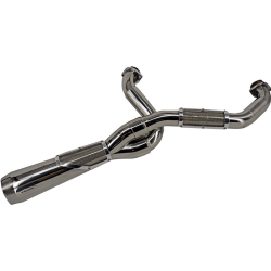 PartzBiz HD TM-5120PO - Trask Big Sexy ขัดเงา 2-in-1 ระบบท่อไอเสียประสิทธิภาพสูง Harley Touring
