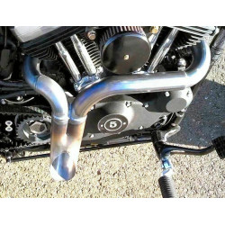 PartzBiz HD TC-1200 - Twisted Choppers Hookah 2 เป็น 1 Header Exhaust Drag Pipe 86-03 Harley Sportster PartzBiz HD TC-1200 - Twisted Choppers Hookah 2 เป็น 1 Header Exhaust Drag Pipe 86-03 Harley Sportster