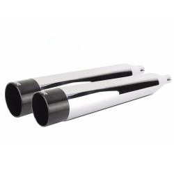 PartzBiz HD 005-4560499D - Two Brothers Racing Chrome Harley 17-20 Touring Slip-On Mufflers Exhaust Pipes PartzBiz HD 005-4560499D - Two Brothers Racing Chrome Harley 17-20 Touring Slip-On Mufflers Exhaust Pipes