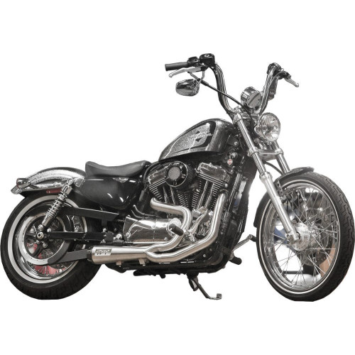 PartzBiz HD: 3456897-Two Brothers Racing Comp S Stainless 2-1 Exhaust Pipe System Harley Sportster