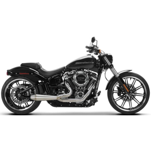 PartzBiz HD: 3453959-Two Brothers Stainless Steel 2-1 Gen-II Exhaust Headers Pipes 18+ Harley Softail