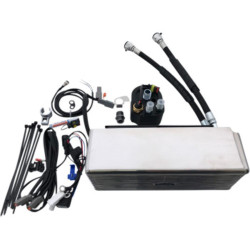 PartzBiz HD DY-1SS - New 3.0 Chrome Ultracool The Reefer Oil Cooler Fan Cooling System Harley Dyna PartzBiz HD DY-1SS - New 3.0 Chrome Ultracool The Reefer Oil Cooler Fan Cooling System Harley Dyna
