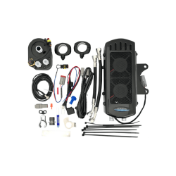 PartzBiz HD SMT-1GSS - ชุดออยคูลเลอร์ UltraCool สีดำ 220 CFM Plug-n-Play Harley Road Glide FLTR 99-06 PartzBiz HD SMT-1GSS - ชุดออยคูลเลอร์ UltraCool สีดำ 220 CFM Plug-n-Play Harley Road Glide FLTR 99-06