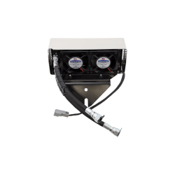 PartzBiz HD DY-1CSS - ชุดออยคูลเลอร์ UltraCool Chrome 220 CFM Plug-and-Play Harley Dyna Twin Cam 99-17 PartzBiz HD DY-1CSS - ชุดออยคูลเลอร์ UltraCool Chrome 220 CFM Plug-and-Play Harley Dyna Twin Cam 99-17