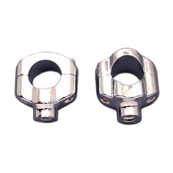 PartzBiz HD 26-0689 - 1-1/4” Riser Kit Set Pair Chrome Short Shorty Harley Big Twin XL V-Rod 2007+ PartzBiz HD 26-0689 - 1-1/4” Riser Kit Set Pair Chrome Short Shorty Harley Big Twin XL V-Rod 2007+