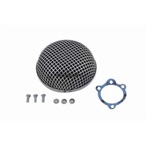 PartzBiz HD: 3460609-เครื่องฟอกอากาศแบบตาข่ายกลม Chrome Keihin Bendix คาร์บูเรเตอร์ผีเสื้อ Harley Ironhead PartzBiz HD: 3460609-เครื่องฟอกอากาศแบบตาข่ายกลม Chrome Keihin Bendix คาร์บูเรเตอร์ผีเสื้อ Harley Ironhead
