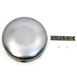PartzBiz HD 34-1890 - 6” Raw Steel OE Replacement Air Cleaner Outer Cover Harley Knucklehead Panhead