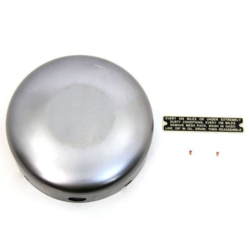 PartzBiz HD: 3442687-6” Raw Steel OE Replacement Air Cleaner Outer Cover Harley Knucklehead Panhead PartzBiz HD: 3442687-6” Raw Steel OE Replacement Air Cleaner Outer Cover Harley Knucklehead Panhead