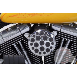 PartzBiz HD 34-1611 - เครื่องกรองอากาศ Holey เจาะฝาครอบ Chrome Harley Dyna Breather Backing Plate PartzBiz HD 34-1611 - เครื่องกรองอากาศ Holey เจาะฝาครอบ Chrome Harley Dyna Breather Backing Plate