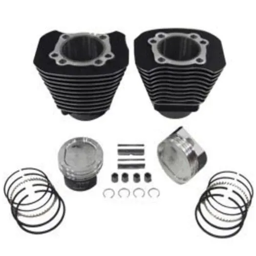 PartzBiz HD: 3441959-883 To 1200 Black Cylinder Piston Big Bore Conversion Kit Harley Sportster 04-20 PartzBiz HD: 3441959-883 To 1200 Black Cylinder Piston Big Bore Conversion Kit Harley Sportster 04-20