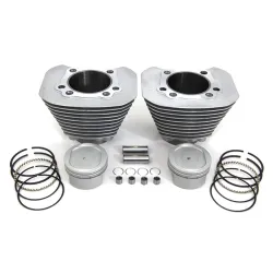 PartzBiz HD 11-0377 - 883 To 1200 Silver Cylinder Piston Big Bore Conversion Kit Harley Sportster 04+ PartzBiz HD 11-0377 - 883 To 1200 Silver Cylinder Piston Big Bore Conversion Kit Harley Sportster 04+