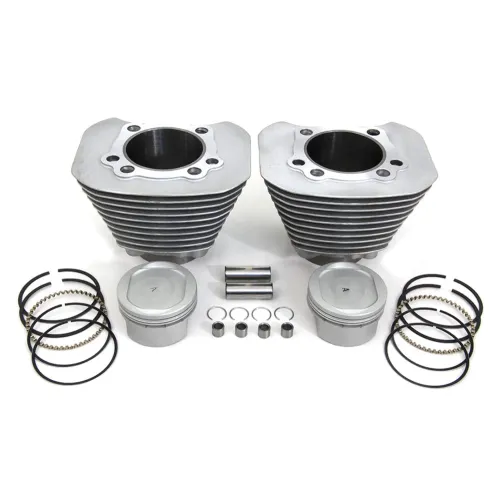 PartzBiz HD: 3465941-883 To 1200 Silver Cylinder Piston Big Bore Conversion Kit Harley Sportster 04+ PartzBiz HD: 3465941-883 To 1200 Silver Cylinder Piston Big Bore Conversion Kit Harley Sportster 04+