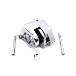 PartzBiz HD 23-3088 - Chrome OE OEM เปลี่ยนคาลิปเปอร์เบรคหน้า Harley 1997-2006 FLSTS Springer