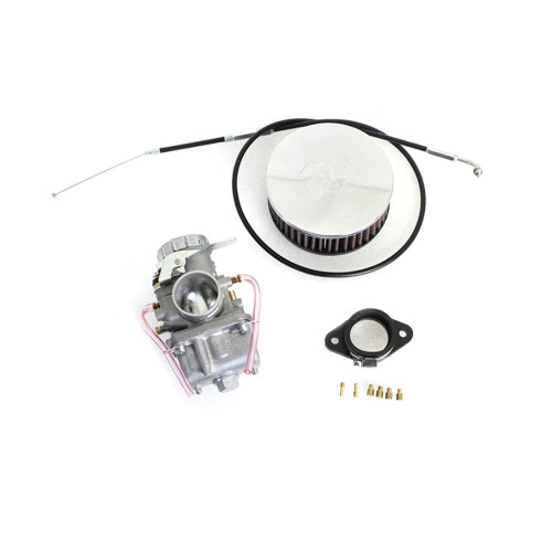 PartzBiz HD: 3451582-Mikuni 38 มม. หัวจุกรอบสไลด์คาร์บูเรเตอร์ Carb Kit Harley Ironhead Shovelhead XL PartzBiz HD: 3451582-Mikuni 38 มม. หัวจุกรอบสไลด์คาร์บูเรเตอร์ Carb Kit Harley Ironhead Shovelhead XL