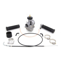 PartzBiz HD 35-1708 - OKO 34 มม.ด้านแบนเปลี่ยนชุดคาร์บูเรเตอร์ Harley วาล์วด้านข้าง Servi-Car GWU