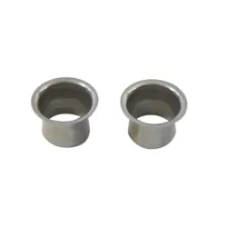 PartzBiz HD 30-0355 - Chrome Exhaust Drag Pipe Torque Reversion Cones วาล์วเรียว Power Cones Harley