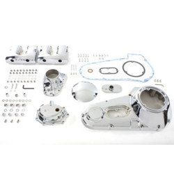 PartzBiz HD 43-0507 - Chrome Shovelhead Dress Up Kit Rocker Primary Cam Cover Harley Shovel FXE 71-84 PartzBiz HD 43-0507 - Chrome Shovelhead Dress Up Kit Rocker Primary Cam Cover Harley Shovel FXE 71-84